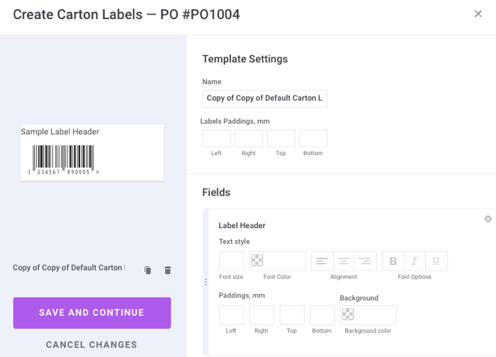 Inventory Planner Feature Print Labels Inventory Planner